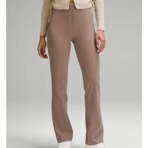 Lululemon Smooth Fit Pull-On High-Rise Pant Regular Taupetastic Women's Sz 0 NWT